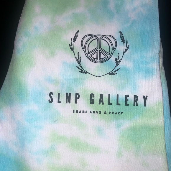 SLNP Gallery Share Love & Peace Cozy Tie Dye Candy Joggers - Picture 3 of 3